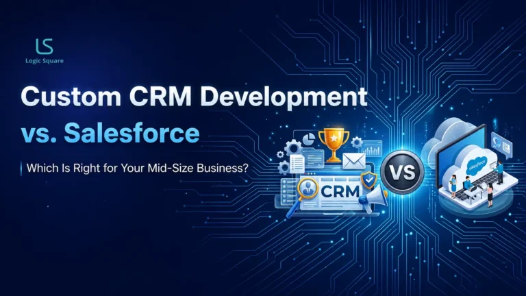 Custom CRM development vs Salesforce for mid-size businesses