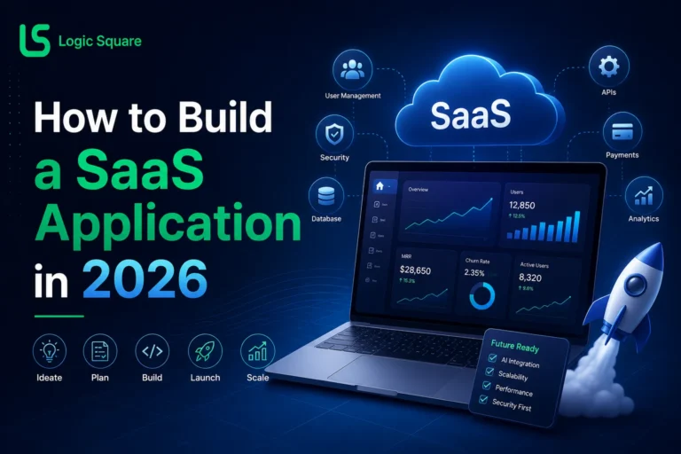 How to build a SaaS application in 2026 with cloud technology, analytics, security, and development features.