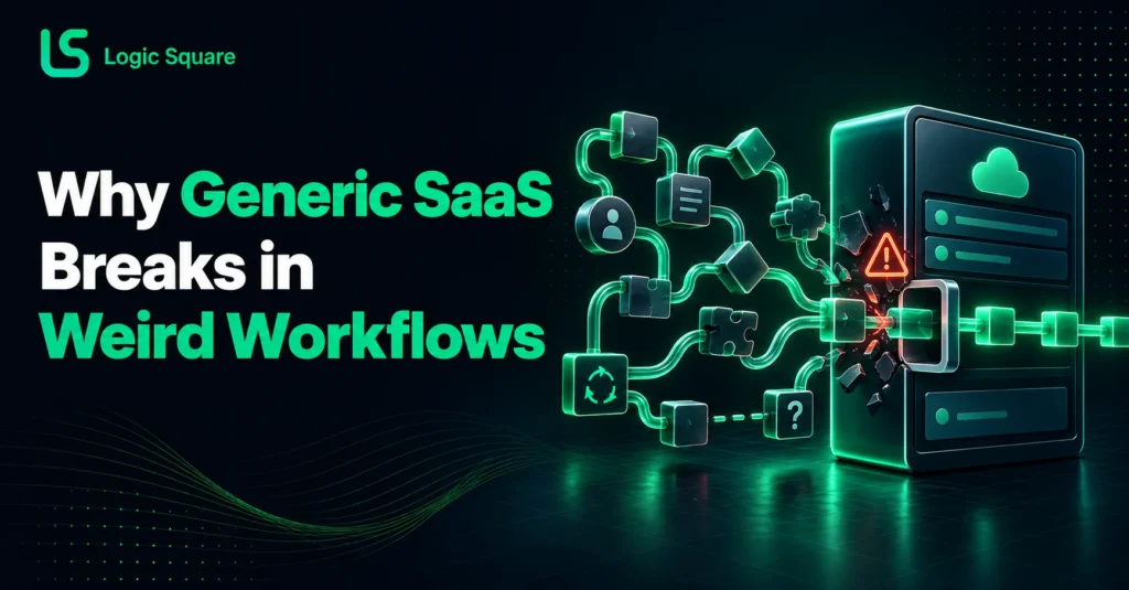 Generic SaaS platform breaking under complex and unusual business workflows